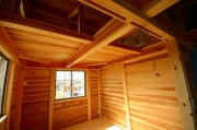 自然素材いっぱいのお部屋です