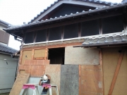 屋根＝解体しました
