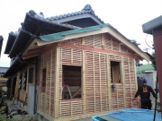 これから土壁を塗っていきます