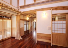 愛知県産無垢材だけを使用した、伝統木造住宅