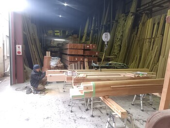 2月12日　建前をします！　西尾市吉良吉田にて