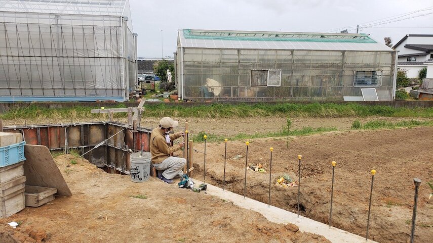 耐震等級３の家　CB積み
