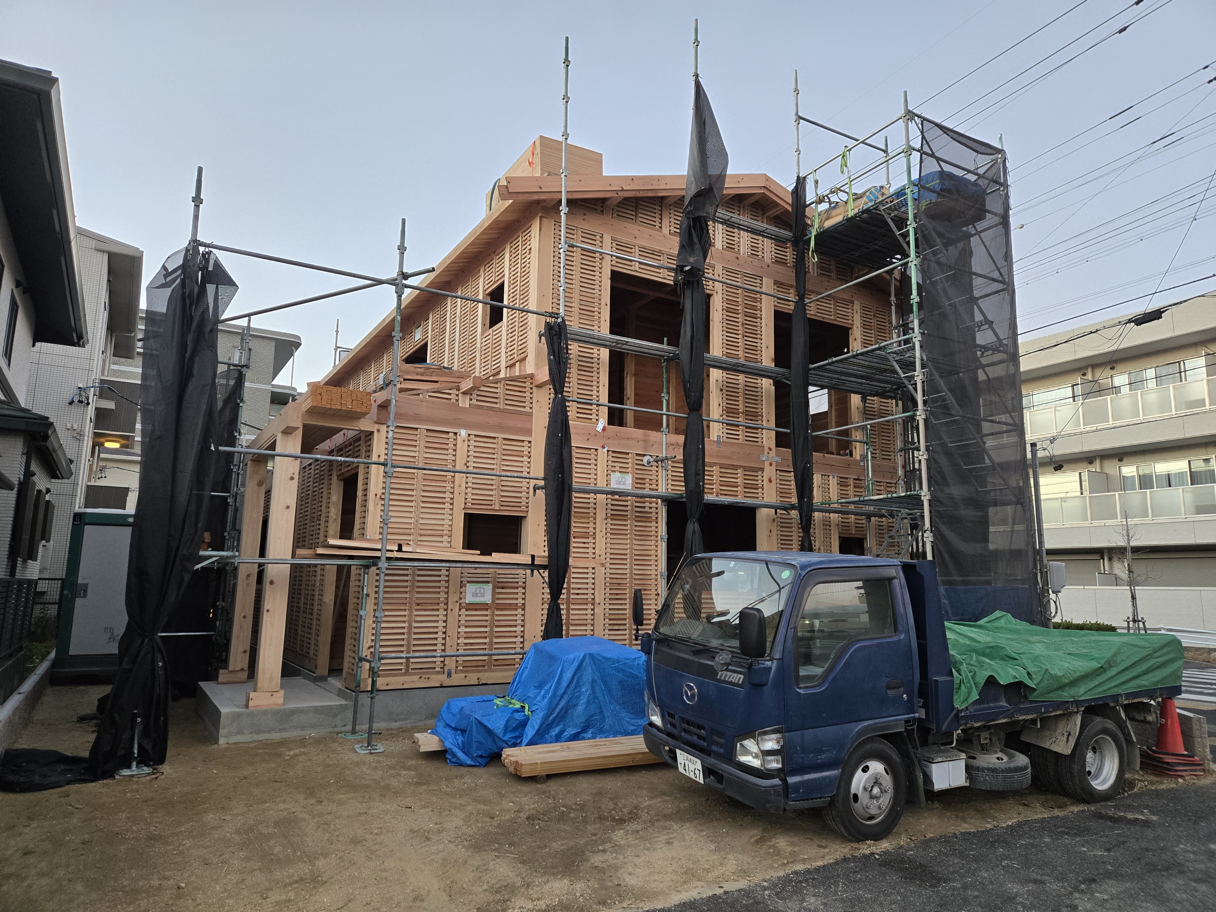 建前をしました & 12月3日・4日・5日 ~木の家に住もうぜ!~ | スタッフブログ | 株式会社明城